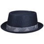 Montaco Pork Pie Linen Hat by Lierys denim