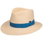 Green Band Traveller Panama Hat by Lipodo blue