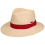 Green Band Traveller Panama Hat by Lipodo red