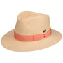 Green Band Traveller Panama Hat by Lipodo apricot