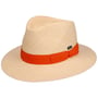 Green Band Traveller Panama Hat by Lipodo orange