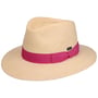 Green Band Traveller Panama Hat by Lipodo fuchsia