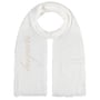 Wordmark Scarf by bugatti white