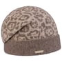 Namara Leo Milled Wool Beanie Hat by Seeberger beige