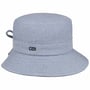 Twotone Zigzag Cotton Bucket Hat by Lipodo blue