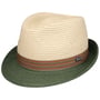 Jorland Straw Trilby Hat by Lipodo nature-green