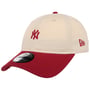 9Twenty Twotone Mini NY Logo Cap by New Era cream white