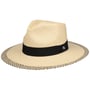 Montagon Stripe Panama Hat by Lierys nature-black