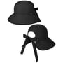 Bonnet Sun Hat with UV Protection by Chillouts black
