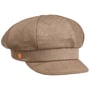 Anja Herringbone Linen Newsboy Cap by Mayser beige