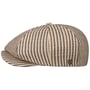 Brood Newport Flat Cap by Brixton cream white
