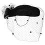 Denica Pillbox Hat by Lierys black