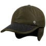 Quilted Style-Mix Cap with Ear Flaps by bugatti olive