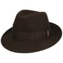 Ricky Bogart Hat by Borsalino dark brown
