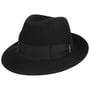 Ricky Bogart Hat by Borsalino black