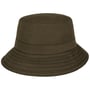 Waxed Cotton Bucket Outdoor Hat by Stetson olive