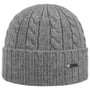 Tervik Cable Cashmere Beanie Hat by Stetson grey
