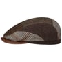 Alverton Patchwork Driver Flat Cap by Stetson brown-mottled