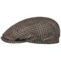 Driver Murnley Check Flat Cap by Stetson brown-mottled
