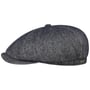 Hatteras Heavy Twotone Twill Flat Cap by Stetson blue