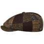 8 Panel Patchwork Flat Cap by Balmoral brown-mottled
