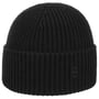 Recycled Cashmere Beanie Hat by Stetson black
