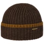 Selico Merino Knit Hat by Stetson dark brown