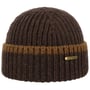 Beanie Hat Merino Wool by Stetson brown-beige