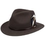 Durando Traveller Wool Hat by Stetson dark brown