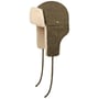 Wool Twill Bomber Hat by Balmoral olive