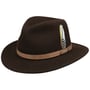 Lendrick VitaFelt Wool Hat by Stetson dark brown