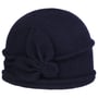 Jorina Milled Wool Hat by Seeberger navy