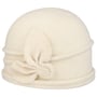 Jorina Milled Wool Hat by Seeberger cream white