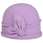 Jorina Milled Wool Hat by Seeberger purple