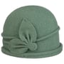 Jorina Milled Wool Hat by Seeberger mint green