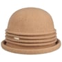 Rikke Milled Wool Hat by Seeberger beige