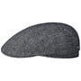 Heavy Twotone Twill Driver Flat Cap by Stetson blue-grey