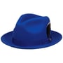 Orleston Fedora Wool Hat by Stetson royal-blue