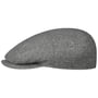 Kent Wool Cashmere Silk Flat Cap by Stetson grey-black