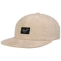 Flat 6 Panel Beige Corduroy Cap by Reell oatmeal
