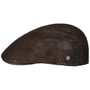 Trentham Leather Flat Cap by Lierys brown