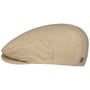 Hooligan Pinstripe Flat Cap by Brixton oatmeal