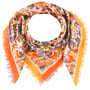 Miresta Flower Wool Scarf by Fraas mixed colours