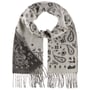Soft Paisley Fringed Scarf by Fraas anthracite-grey