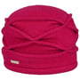 Milled Wool Hat With Faltendetail by Seeberger pink