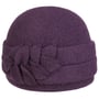 Derona Milled Wool Hat by Seeberger plum