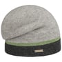 Shiny Stripe Wool Headsock by Seeberger grey