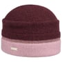 Shiny Stripe Milled Wool Hat by Seeberger bordeaux
