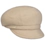 Wool Mix Newsboy Cap by Seeberger oatmeal