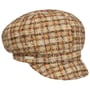 Tweed Newsboy Cap by Seeberger beige